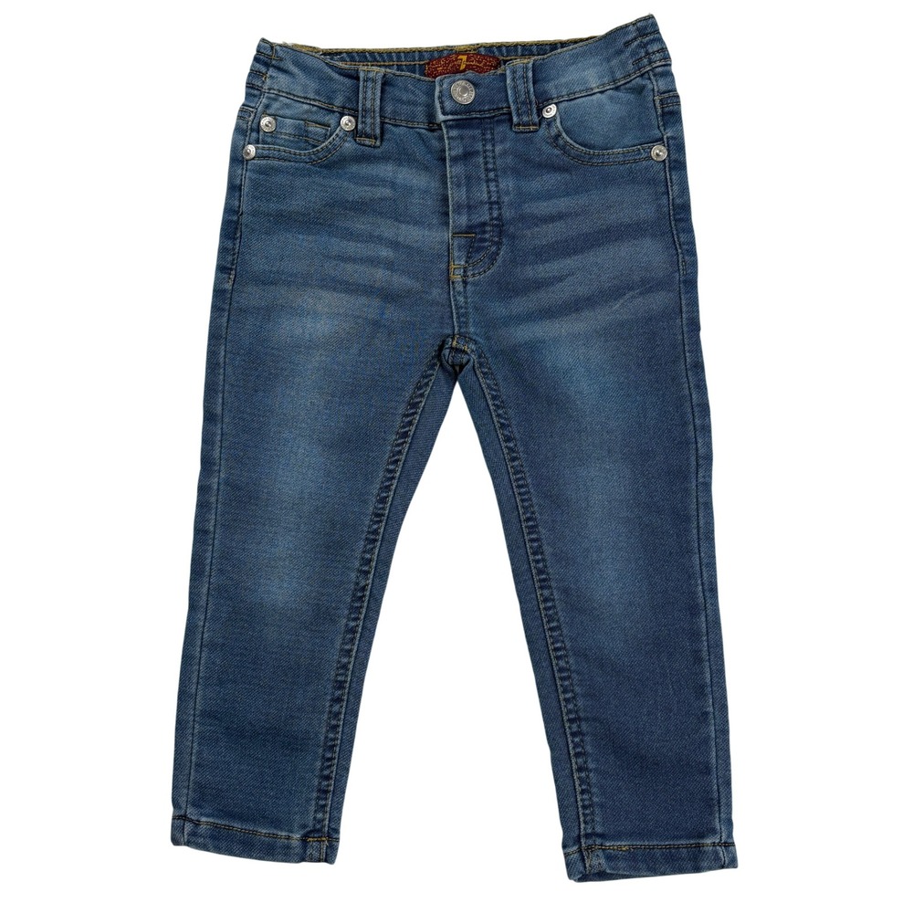 7 For All Mankind Toddler Jeans 24M Stretch Blue‎ Denim